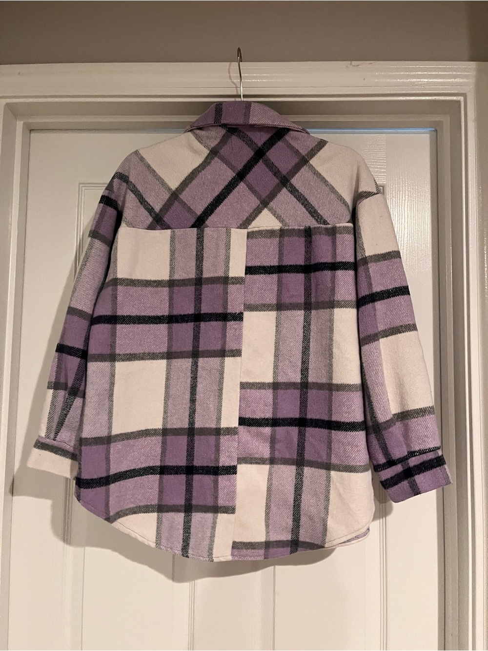 Fall Purple Shacket - Picture 2 of 3